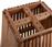HomeMarkt Mindi Βάση Τραπεζιού από Ξύλο Φυσικό 60x60x75cm HM9460.01
