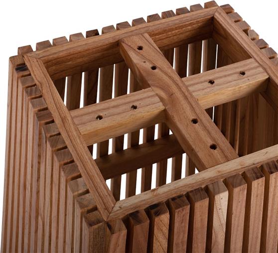 HomeMarkt Mindi Βάση Τραπεζιού από Ξύλο Φυσικό 60x60x75cm HM9460.01