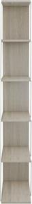 HomeMarkt Mini Tars Βιβλιοθήκη Sonoma-Λευκή 65x22x146cm HM2241.11