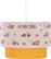 HomeMarkt Μονόφωτο Παιδικό Φωτιστικό Κρεμαστό από Ύφασμα 20W με Υποδοχή E27 σε Πορτοκαλί Χρώμα 30cm