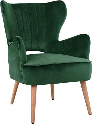 HomeMarkt Mylie Μπερζέρα Κυπαρισσί Βελουτέ 66x75x91cm HM8394.03