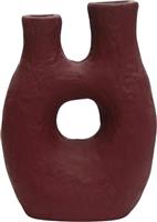 HomeMarkt Namentis Διακοσμητικό Βάζο Πήλινο Βυσσινί 27x13.5x37cm Σετ 2τμχ HM21143.02