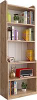 HomeMarkt Neat Βιβλιοθήκη Φυσικό Χρώμα Ξύλου 60x30x180cm HM18194.04