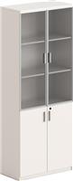 HomeMarkt Newline Βιβλιοθήκη Λευκό-Καφέ 80x40x200cm HM18281