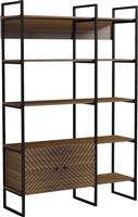 HomeMarkt Nezer Βιβλιοθήκη Καρυδί 120x35x180cm HM18377.03