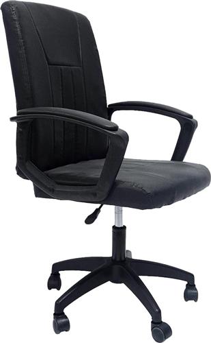 HomeMarkt Nim Καρέκλα Γραφείου με Ανάκλιση Μαύρη HM1200.01
