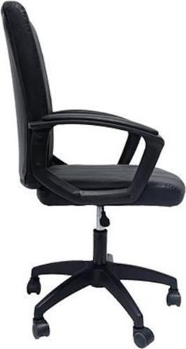 HomeMarkt Nim Καρέκλα Γραφείου με Ανάκλιση Μαύρη HM1200.01