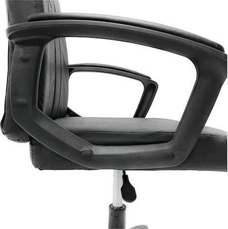 HomeMarkt Nim Καρέκλα Γραφείου με Ανάκλιση Μαύρη HM1200.01