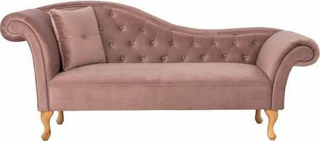 HomeMarkt Niovi T.Chesterfield Velvet Αριστέρο Μπράστο Σάπιο Μήλο 187x61x82cm HM3007.05