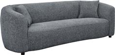 HomeMarkt Nord Τριθέσιος Καναπές Γκρι 230x96x75cm HM3321.01