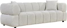 HomeMarkt Norika Τριθέσιος Καναπές Εκρού 220x88x85cm HM3331.02