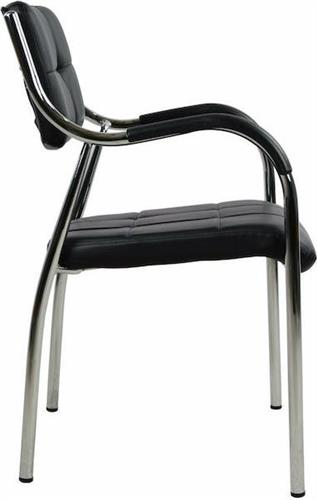 HomeMarkt Oberon Καρέκλα Επισκέπτη Μαύρο 54x52x87cm HM1018.01