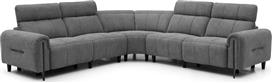 HomeMarkt Oracle Γωνιακός Καναπές Γκρι 260x90x94cm HM3290.01