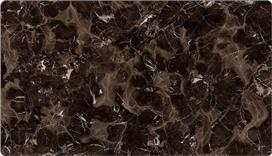 HomeMarkt Ορθογώνια Επιφάνεια Τραπεζιού από Μοριοσανίδα Brown Black Marble 120x69cm