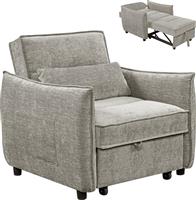 HomeMarkt Oryn Πολυθρόνα Κρεβάτι Μπεζ 89x85x84cm HM3307.03