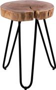 HomeMarkt Oslo Βοηθητικό Ξύλο Ακακίας Καρυδί 35x35x46cm HM8208.11