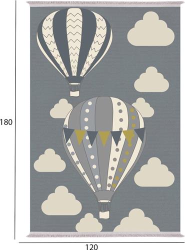 HomeMarkt Παιδικό Χαλί 120x180cm Αερόστατα HM7679.23