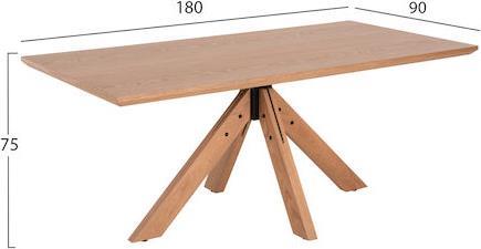 HomeMarkt Paolo Σετ Τραπεζαρίας Εξωτερικού Χώρου Φυσικό Paolo 7τμχ HM21059