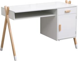 HomeMarkt Paschal Παιδικό Γραφείο από Μελαμίνη Λευκό 120x55x75cm HM2496.03