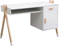 HomeMarkt Paschal Παιδικό Γραφείο από Μελαμίνη Λευκό 120x55x75cm HM2496.03