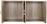 HomeMarkt Πατάρι Τετράφυλλης Ντουλάπας Sonoma 120x42x60cm HM352.02