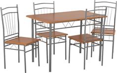 HomeMarkt Peary Τραπεζαρία Σετ 5τμχ 110x60cm HM9416.12