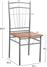HomeMarkt Peary Τραπεζαρία Σετ 5τμχ 110x60cm HM9416.12