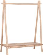 HomeMarkt Perl Κρεμάστρα Δαπέδου από Ξύλο Μπεζ 130.5x53x130cm HM9911