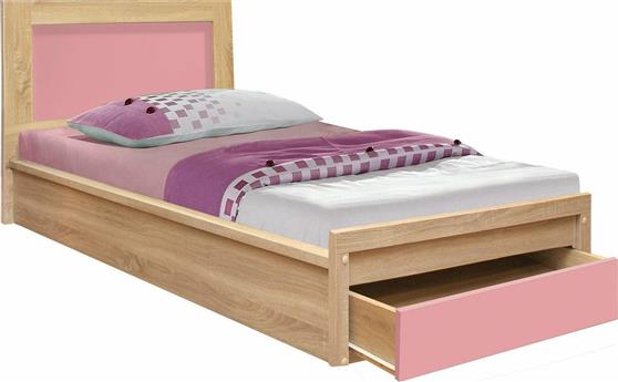 HomeMarkt Playroom με Συρτάρι Sonoma-Ροζ 90x190cm HM330.02