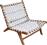 HomeMarkt Antib Πολυθρόνα Λευκή 65x77x68cm HM9466.01