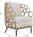 HomeMarkt Πολυθρόνα σε Εκρού Χρώμα 60x75x81cm HM9341
