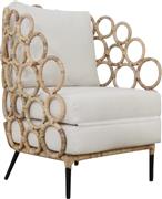 HomeMarkt Πολυθρόνα σε Εκρού Χρώμα 60x75x81cm HM9341