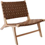 HomeMarkt Πολυθρόνα σε Καφέ Χρώμα 65x78x68cm HM9384.01