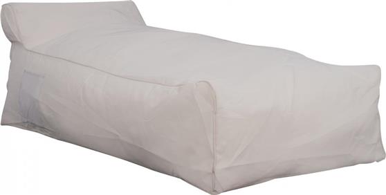 HomeMarkt Πουφ Κρεβάτι Wadelin Λευκό 190x80x60cm