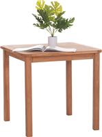 HomeMarkt Presscot Ξύλινο Τραπέζι για Μικρούς Εξωτερικούς Χώρους Φυσικό 80x80cm HM18122