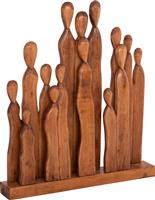 HomeMarkt Primate Επιτραπέζιο Διακοσμητικό Ξύλο 68x10x76cm HM4415