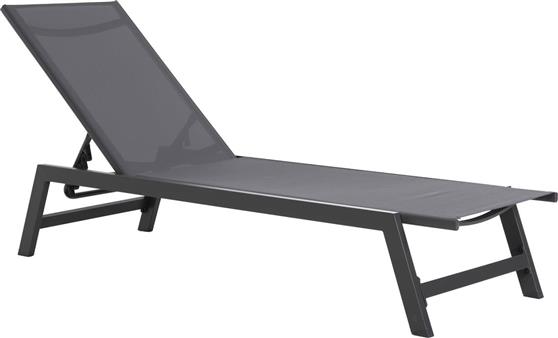 HomeMarkt Rabia Ξαπλώστρα Αλουμινίου Γκρι 191.5x55.5x89.5cm HM5982.03