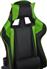 HomeMarkt Racing Gaming Μαύρο-Πράσινο PU 67x70x134cm HM1056.03