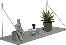 HomeMarkt Ράφι Τοίχου Agilan 72x20x27cm HM9183.14