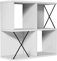 HomeMarkt Ράφι Τοίχου Λευκό 60x24x60cm HM9520.03