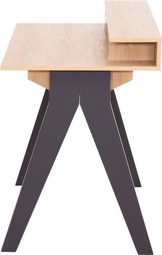 HomeMarkt Rexin Γραφείο Ξύλινο Sonama-Γκρι 120x59x85.5cm HM18290