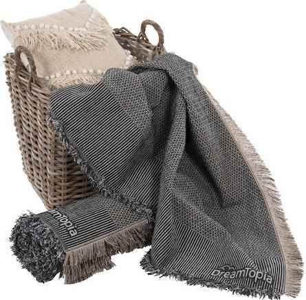 HomeMarkt Ριχτάρι Πολυθρόνας Dreamtopia 178x178cm Navy Blue HM12164.03