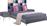 HomeMarkt Roanne Διπλό Υφασμάτινο Γκρι 150x200cm HM591