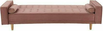 HomeMarkt Salvador Τριθέσιος Κρεβάτι Σάπιο Μήλο Βελουτέ 223x90x80cm HM3150.12