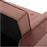 HomeMarkt Salvador Τριθέσιος Κρεβάτι Σάπιο Μήλο Βελουτέ 223x90x80cm HM3150.12
