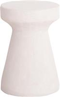HomeMarkt Santorini Σκαμπό Σαλονιού Πλαστικό Υπόλευκο HM18057