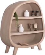 HomeMarkt Santorini Βιβλιοθήκη Καφέ 120x38x133cm HM18060.02