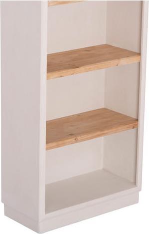HomeMarkt Santorini Βιβλιοθήκη Υπόλευκο-Φυσικό 80x38x188.5cm HM18044