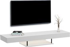 HomeMarkt Savor Έπιπλο Τηλεόρασης με Φωτισμό LED Λευκό Μ150xΠ29.5xΥ22cm HM18381.02