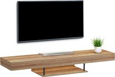 HomeMarkt Savor Έπιπλο Τηλεόρασης με Φωτισμό LED Oak Μ150xΠ29.5xΥ22cm HM18381.01